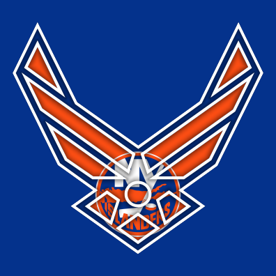 Airforce New York Islanders Logo vinyl decal